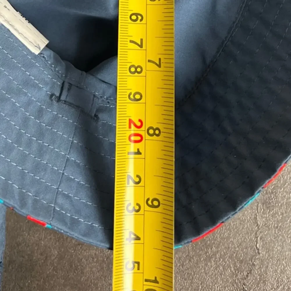 The North Face One Size Bucket Hat Multicolor Blue Geometric
